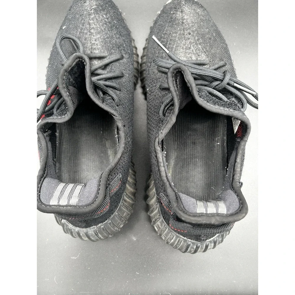 Adidas Yeezy Boost 350 V2 Bred Black Red CP9652 Mens Size 11.5 Low Top Sneaker